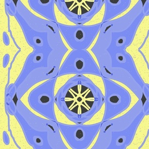 Periwinkle and Yellow
