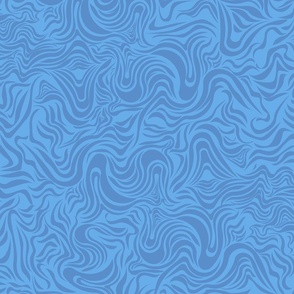 Marble - wave - blue