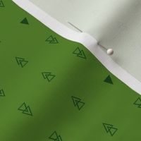 Tribal Triangles - Green