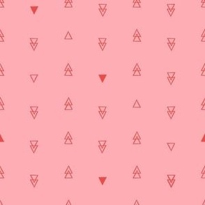 Tribal Triangles - Pink