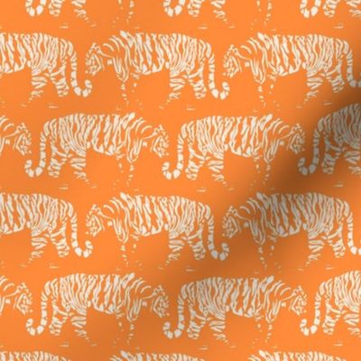 Tigers Walking - Tangerine