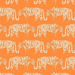 Tigers Walking - Tangerine