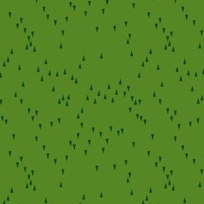 Scattered Triangles - Green