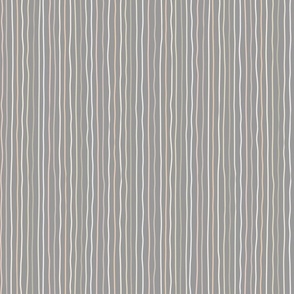 neutral crooked lines on gray - lines fabric