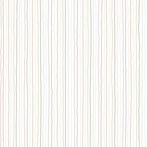 neutral crooked lines on white - japandi wallpaper - lines fabric