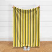 Wide - Basic Sage Green and Yellow Stripes 