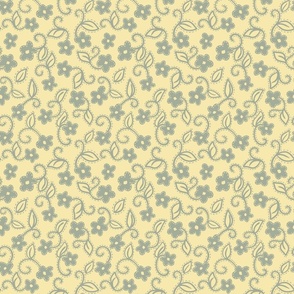 Boho Floral - Small - Sage, Butter