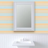 Lagoon Stripe aqua faded citrus 2