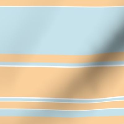 Lagoon Stripe aqua faded citrus 2