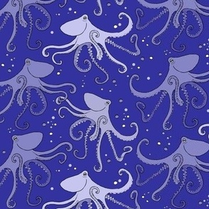 under the sea - octopus violet