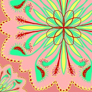jumbo venus flytrap mandalas by rysunki_malunki