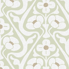 Barcelona Wall Flowers 5121, hint of olive