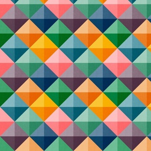 Patchwork Triangles in Rainbow (Medium)