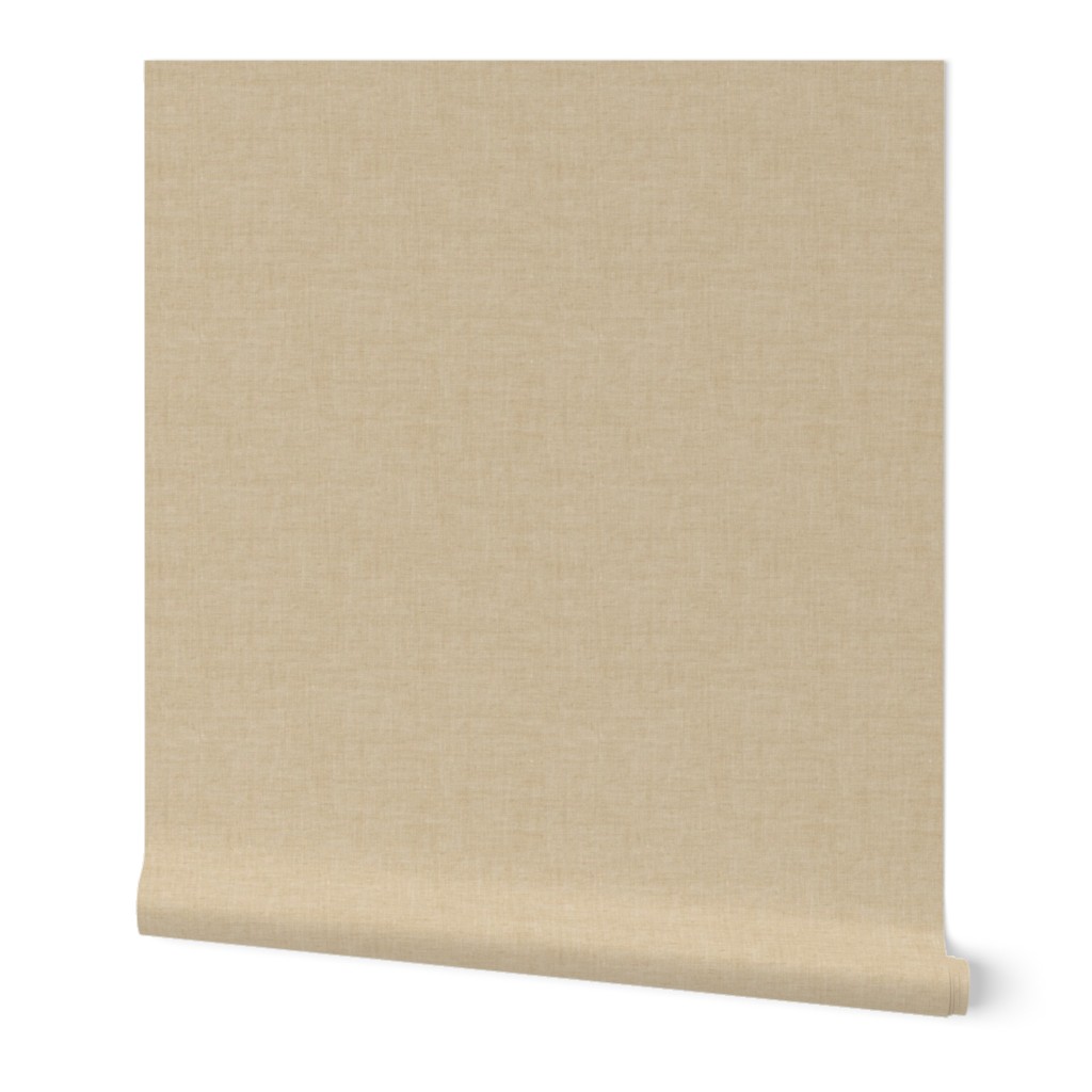 Solid Tan Linen