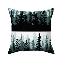 Minty Pines Pillow - 10.5 inch