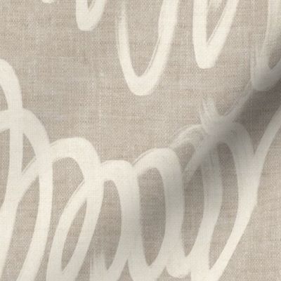 Chunky Squiggle Dove Grey Linen