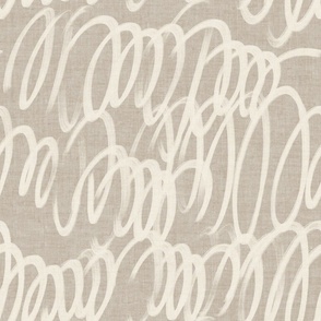 Chunky Squiggle Dove Grey Linen