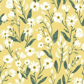 Penelope Floral Maze Yellow