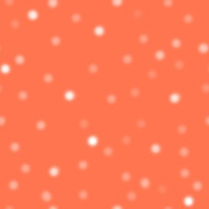 Blurry Polka Dot on Orange