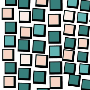 Color Fun Teal and White - 3.2