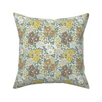 Boho cosmos flowers (sage green, 6 inch)