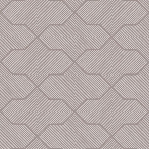 Plain tiles lined / striped grey