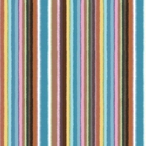 Vertical Fuzzy Stripes-Dark