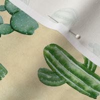 Desert Cacti on Sand - Angelina Maria Designs