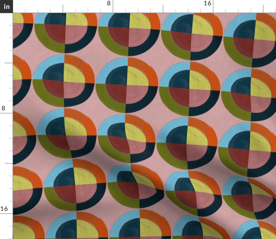 Color circle pattern 