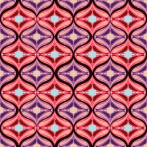 Color rombo pattern 
