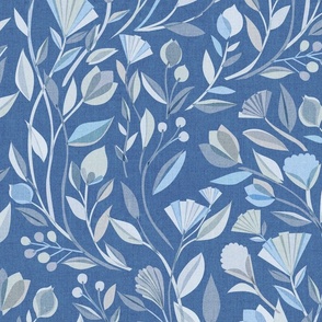 My Heart Blooms {French Blue} large