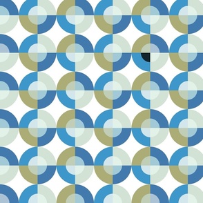 Vinyl Love Small | blue and olive