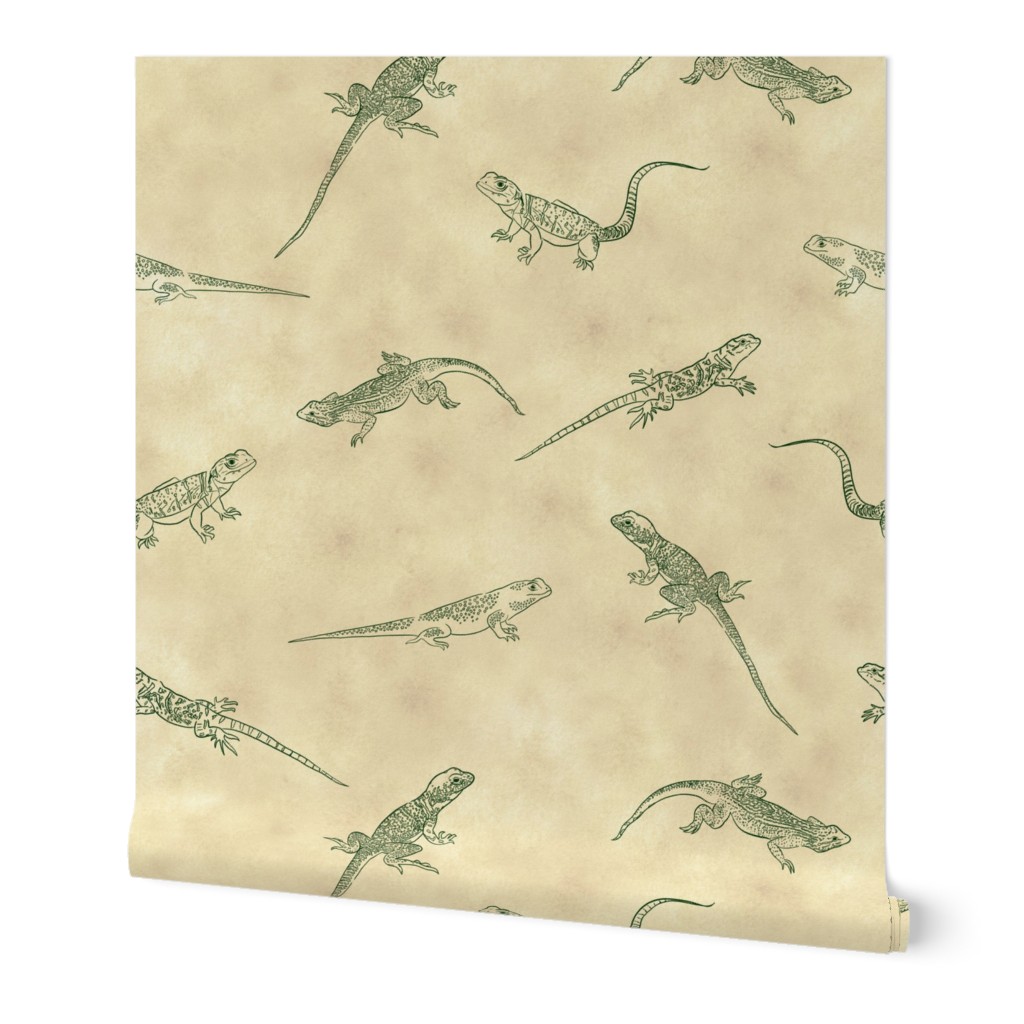 Desert Lizards on Sand - Angelina Maria Designs