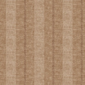 (med scale) Ivy Stripes - Vertical Golden Brown - LAD22