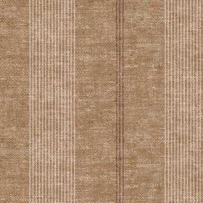 (large scale) Ivy Stripes - Vertical Golden Brown - LAD22