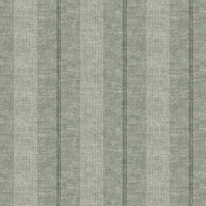 (small scale) Ivy Stripes - Vertical Sage - LAD22