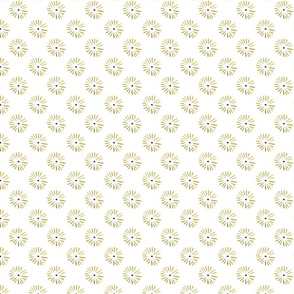 Daisy Dots in Gold - Small