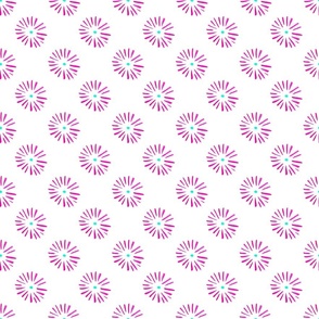Daisy Dots in Pink - Medium