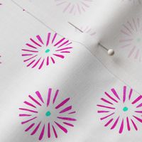 Daisy Dots in Pink - Small