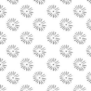 Daisy Dots in Black and White - Larg4