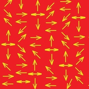 Yellow  Arrows Red