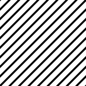 graphic black and white stripes 45