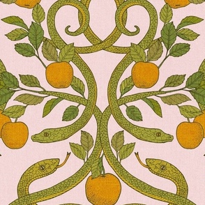 Serpents and Apples {Primrose/Green} large