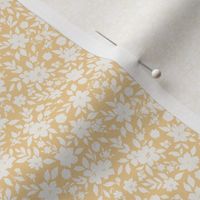 two tone floral - buttercup yellow