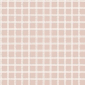 gingham - mauve