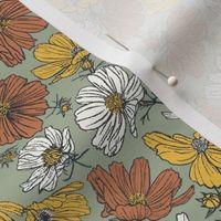 Summertime Floral_mini-Sage Earth tones-Hufton Studio