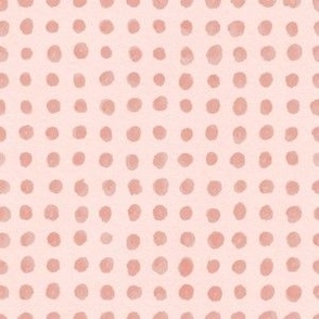 Puce watercolour spots on rose quartz textured background small 6” repeat