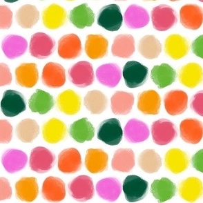 Fuzzy Fingerpainted Polkadots lantana brights