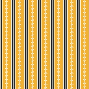 dreamy stripes cream yellow medium scale