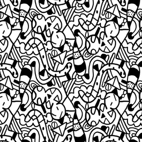 Fun abstract geometric doodles 